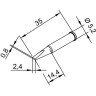 Паяльное жало прямое зубило ERSA 0102 для 0100CDJ и 0130CDK, 2.4 мм / ⌀5.2 мм, 35 мм 14A000035