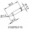Паяльное жало ERSA 0102 прямое коническое ⌀1 мм / ⌀5,2 мм 14A000051