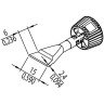 Паяльное жало ERSA 0142 прямое лезвие 15 мм для i-Tool Trace 0140CDJ 14A000101
