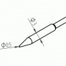 Паяльное жало ERSA 0462 прямое коническое 0.5 мм 14A000172