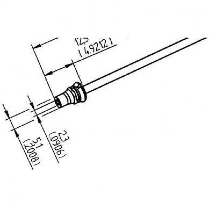 Наконечник конический для демонтажного паяльника ERSA X-Tool Vario ⌀2.3 мм ⌀5.1 мм 14A000228