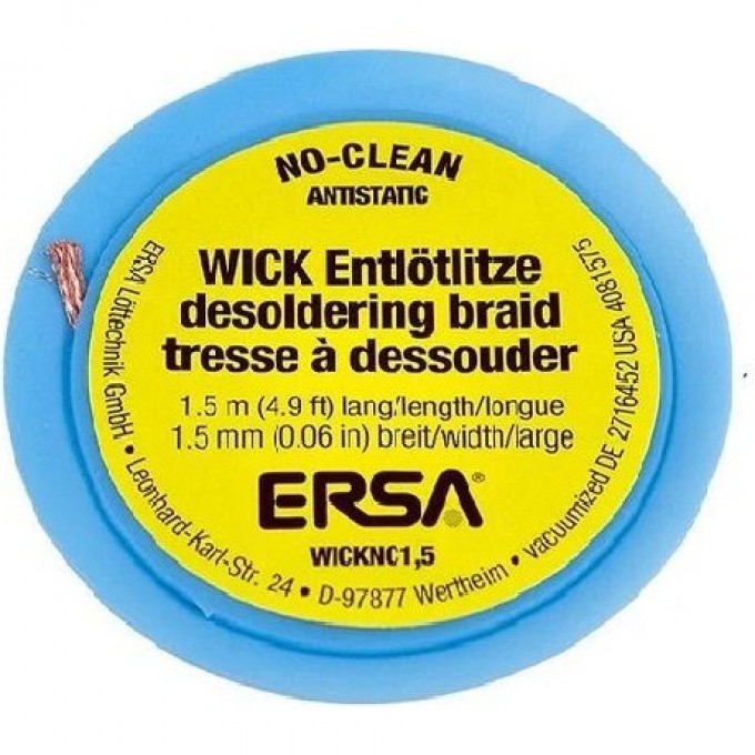 Оплетка для удаления припоя ERSA 1.5 мм WICK-NC